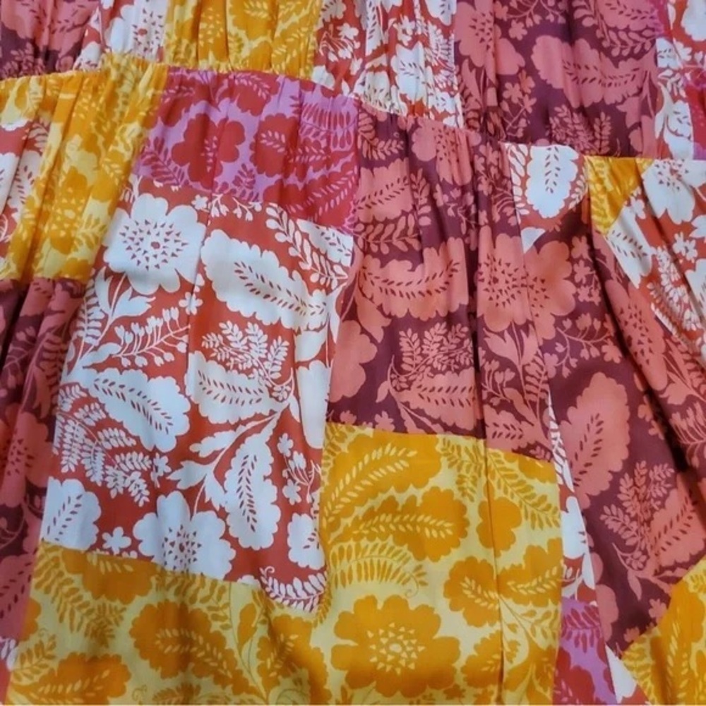 Ann Taylor | Patchwork Floral Maxi Dress Various Sizes Available - Picture 4 of 5